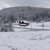 Hale Barn in Winter